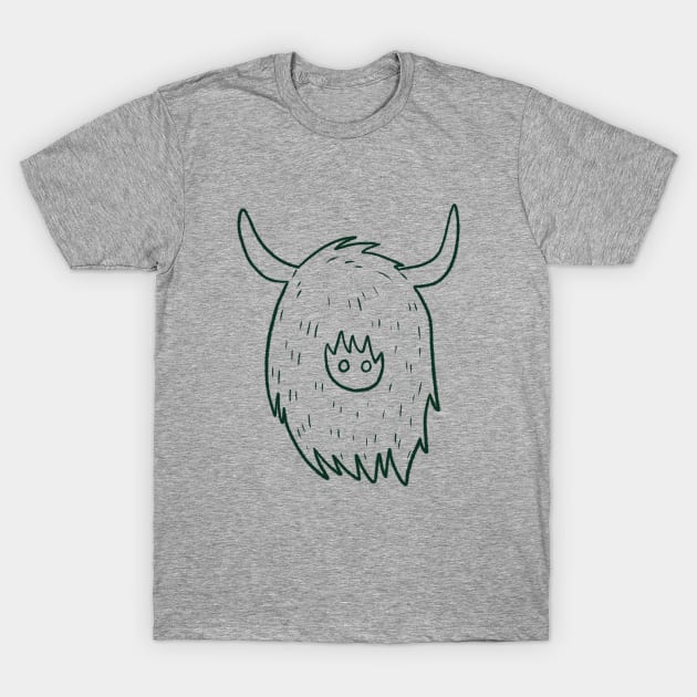 Scottish Hairy Coo T-Shirt by Sketchy